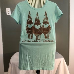Chillin with my Gnomies Graphic tee shirt